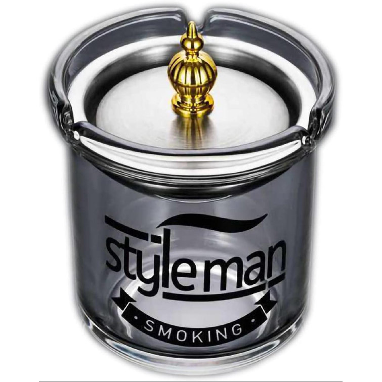 lamerdata Smokeless Ashtray with Stainless Steel Lid Wayfair